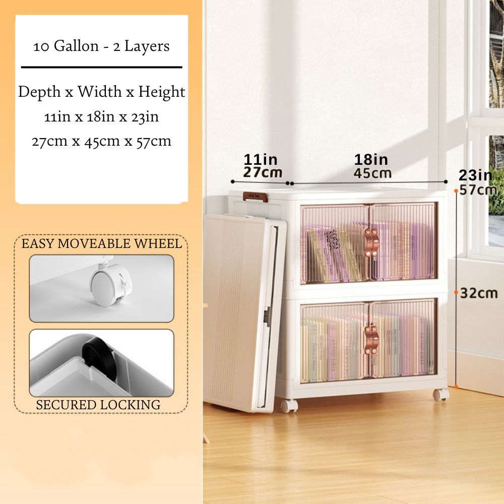 ORDEVIA - Stackable Storage Bins for Clutter-Free Organization