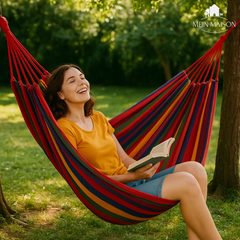 SWAYLORA - Canvas Hammock for Stable, Tip-Free Lounging