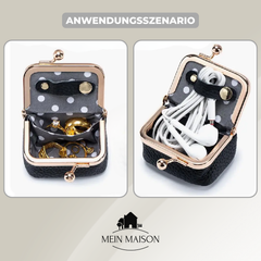 LUSTREVA - Compact Travel Jewelry Case for Tangle-Free Storage