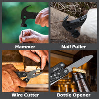 HAMVEXA - 14-In-1 Hammer Multitool for Quick Outdoor Repairs