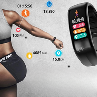 Fitness-Smartwatch mit Farbdisplay — IP67, USB-Ladung, 10 Tage Akku