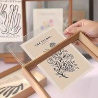 VELUNOR - Wooden Floating Frame for Gallery-Style Displays