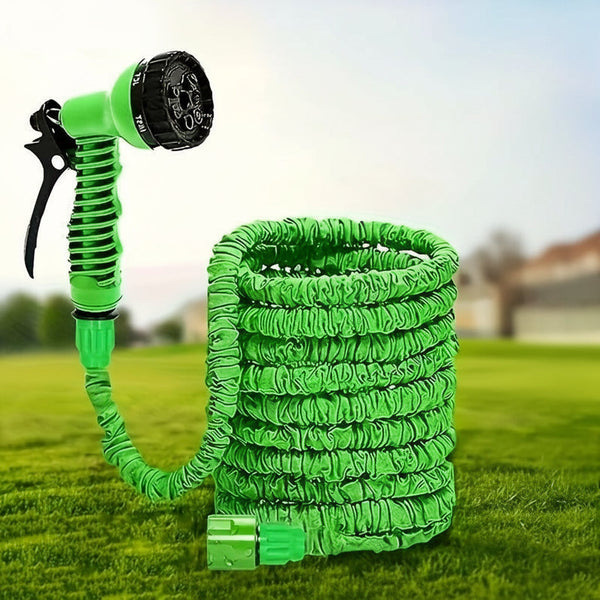 HYDROFLEX – High-Pressure Garden Hose with Nozzle
