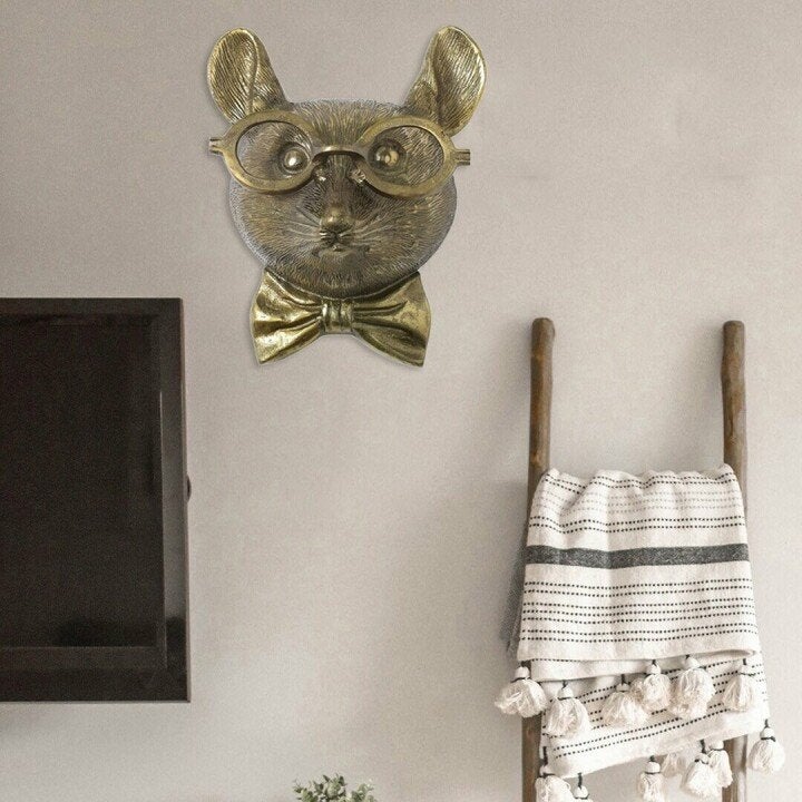 FAUNYRA - Hand-Painted Animal Wall Heads for a Playful Focal Point