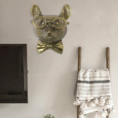 FAUNYRA - Hand-Painted Animal Wall Heads for a Playful Focal Point