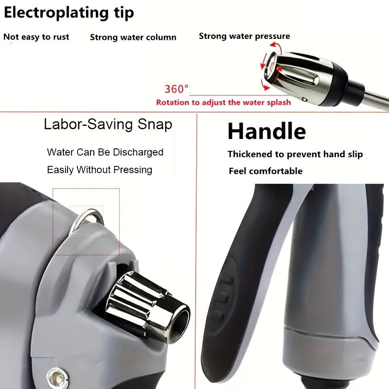 HYDROSHOT - Garden Hose Spray Gun for Controlled Outdoor Cleaning