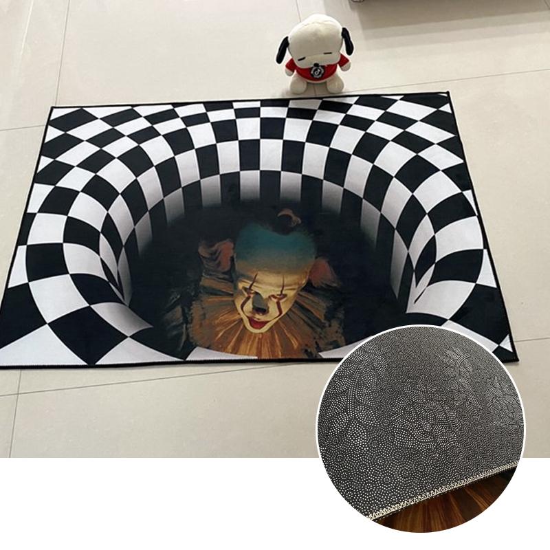 CLOWVORA - Clown Illusion Doormat for a Haunting Entryway