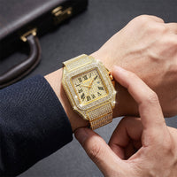 ✨Luxury Square Rhinestone Watch – Elegant Sparkle for Every Occasion✨