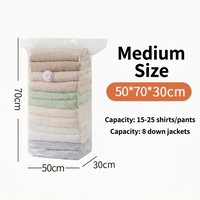 No-Pump Large Vacuum Storage Compression Bags