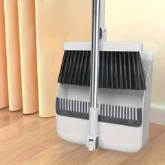 BRISTORA - Rotating Broom and Dustpan Set for Bend-Free Cleaning