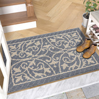 PUREHOME - Low Profile Indoor Mat Entryway Rug Non-Slip