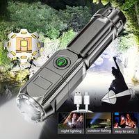 VAYLUME - Rechargeable Zoom Flashlight for Near and Far Visibility
