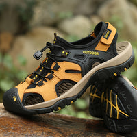 Men'S Sandals for Men Men'S Black Brown Size Summer Shoes Male Hiking Shoe Man Casual