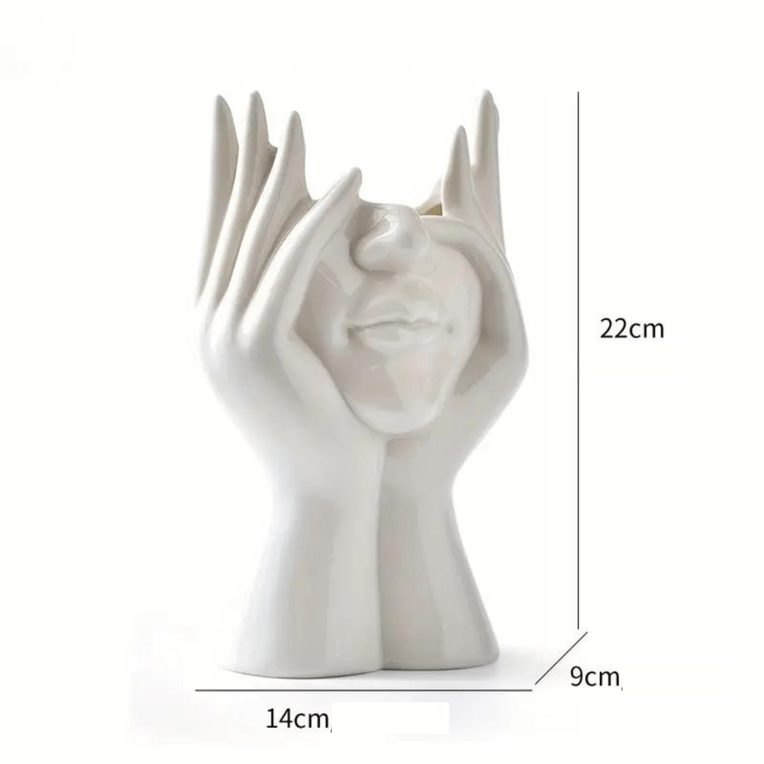SCULVIA - Sculptural Ceramic Vase for an Artful Focal Point
