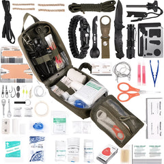 AIDVORA - Portable MOLLE First Aid Kit for Outdoor Emergencies