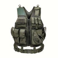 Quick Release Multi-Functional Breathable Vest for Outdoor Adventure, Camping, Hiking, Fishing, Training