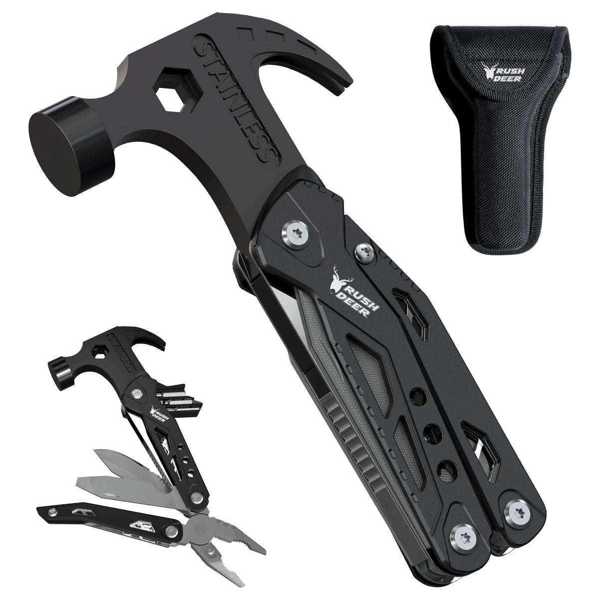 HAMVEXA - 14-In-1 Hammer Multitool for Quick Outdoor Repairs