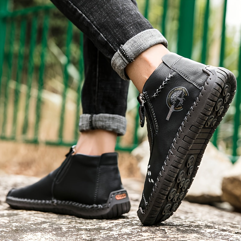 ZELVOR - Vintage Zip-Up Boots for Easy Everyday Wear