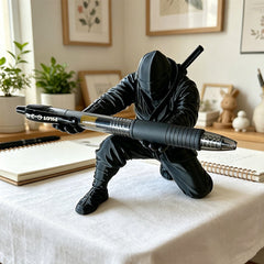 INKURAI - 3D-Printed Samurai Pen Holder for a Striking, Tidy Desk