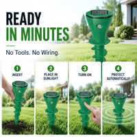 🔥Vodlans™ Solar Powered Waterproof Screw Mole Repellent