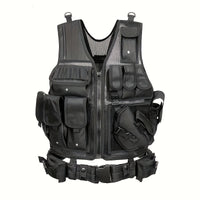 Quick Release Multi-Functional Breathable Vest for Outdoor Adventure, Camping, Hiking, Fishing, Training