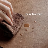 HEATLUNE - Faux Leather Placemats for a Refined, Protected Table
