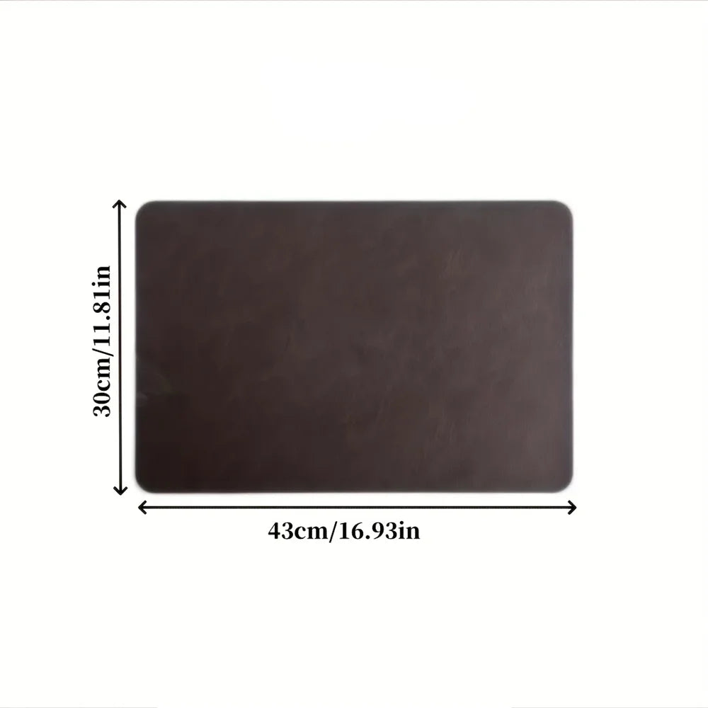 HEATLUNE - Faux Leather Placemats for a Refined, Protected Table