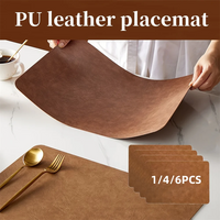 HEATLUNE - Faux Leather Placemats for a Refined, Protected Table