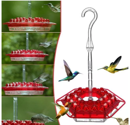 NECTARHAVEN - Ant-Proof Hummingbird Feeder for Lively Garden Visits