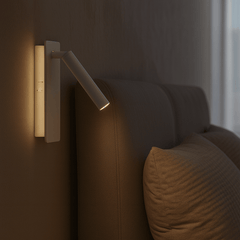 TWIRLLITE - Rotatable Wall Lamp for Focused Bedside Reading
