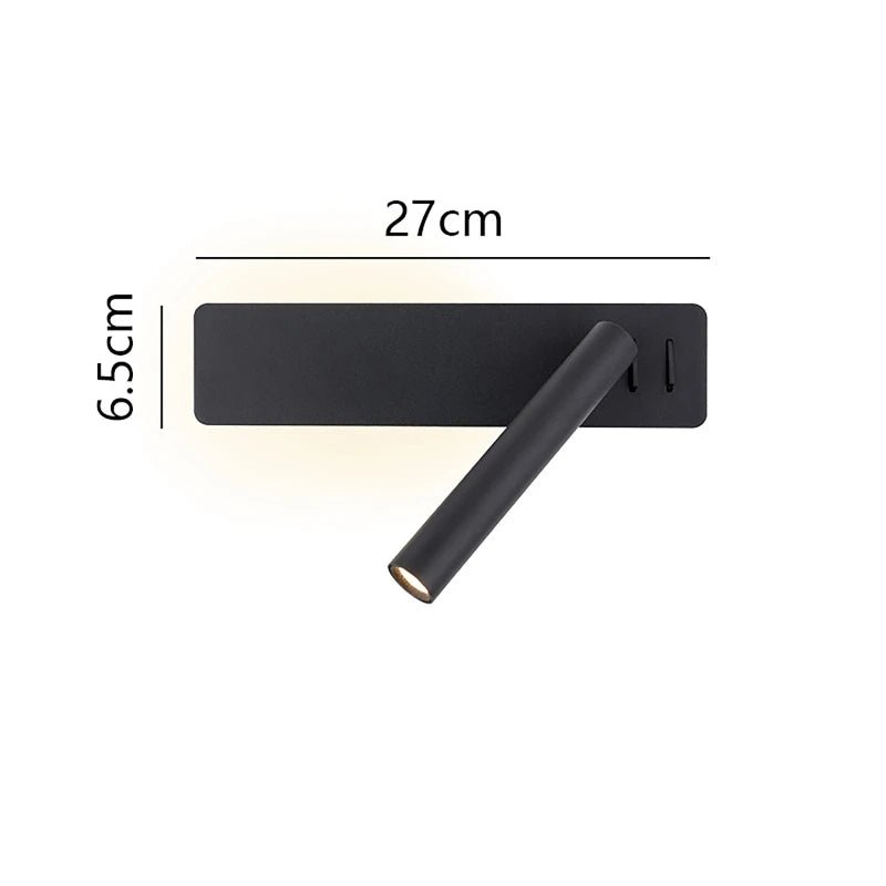 TWIRLLITE - Rotatable Wall Lamp for Focused Bedside Reading