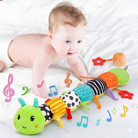 TILLUMA - Plush Musical Caterpillar for Soothing Sensory Play