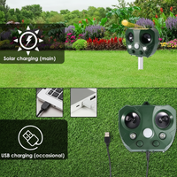 Repelente Ultrasónico Solar Para Aves Jardín
