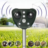 Repelente Ultrasónico Solar Para Aves Jardín