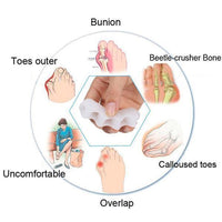 TOEALIGN - Adjustable Toe Straightener for Bunion and Hammertoe Relief