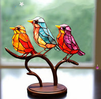 Window Bird Decoration