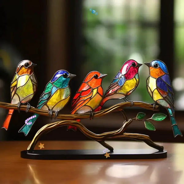 Window Bird Decoration