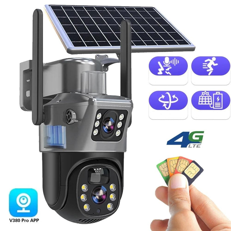 OCULYRA - Solar 4K Security Camera for Cable-Free Monitoring