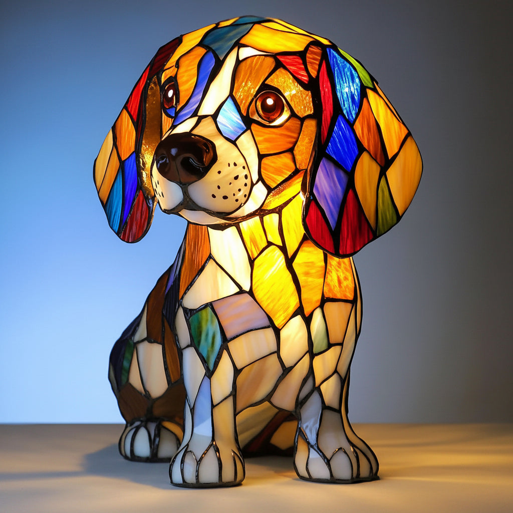 PUPGLOW - Sculptural Resin Dog Lamp for a Cozy Ambient Glow