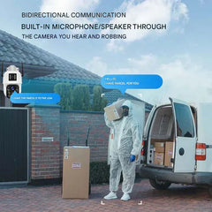OCULYRA - Solar 4K Security Camera for Cable-Free Monitoring