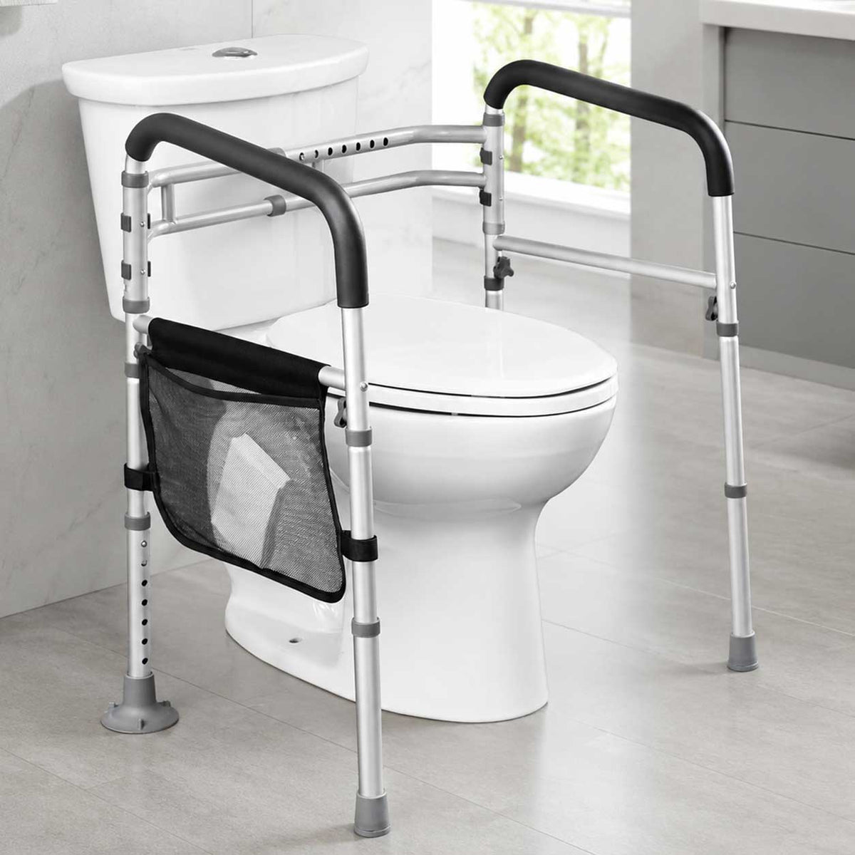 SITVORA - Adjustable Toilet Safety Frame for Easier Sitting and Standing