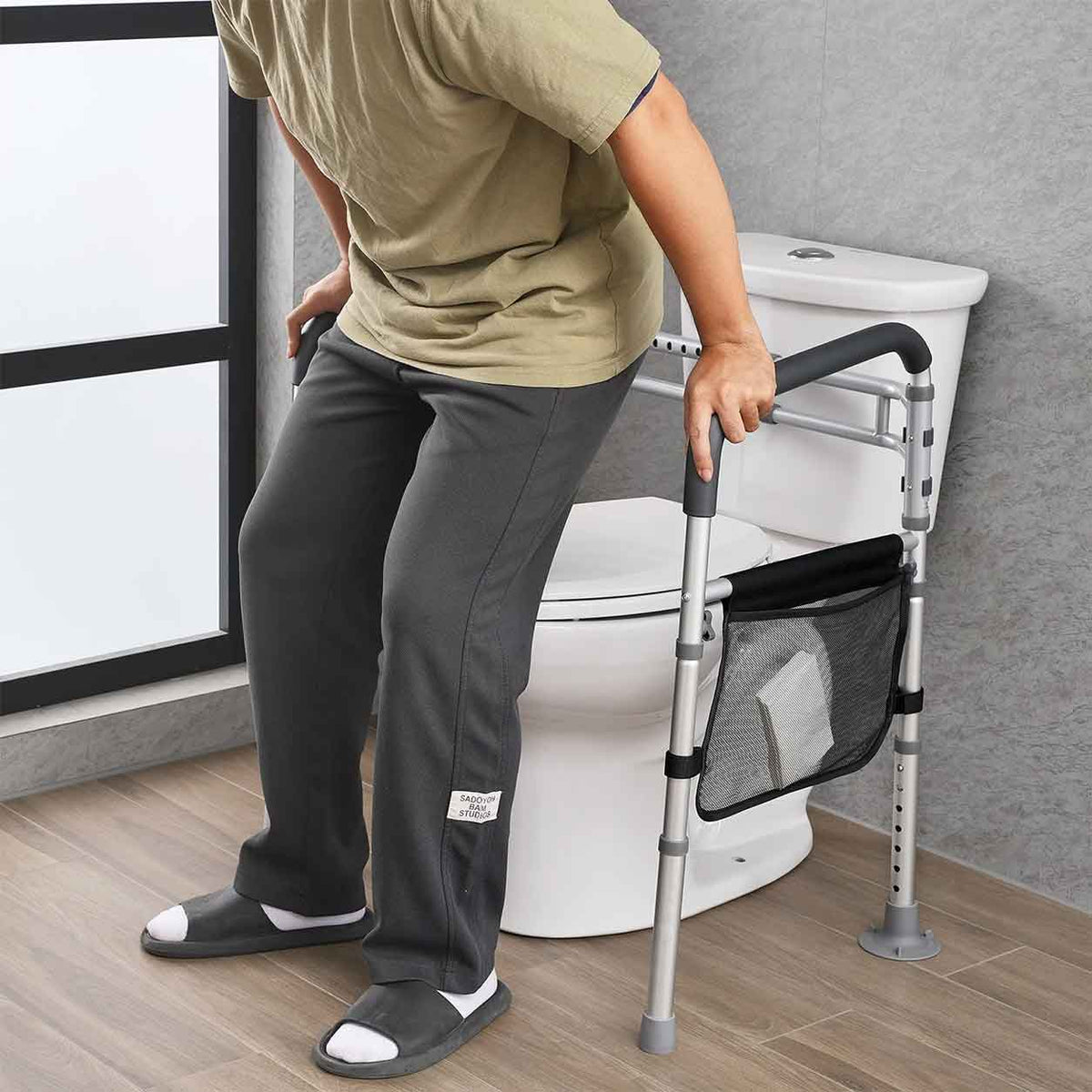 SITVORA - Adjustable Toilet Safety Frame for Easier Sitting and Standing