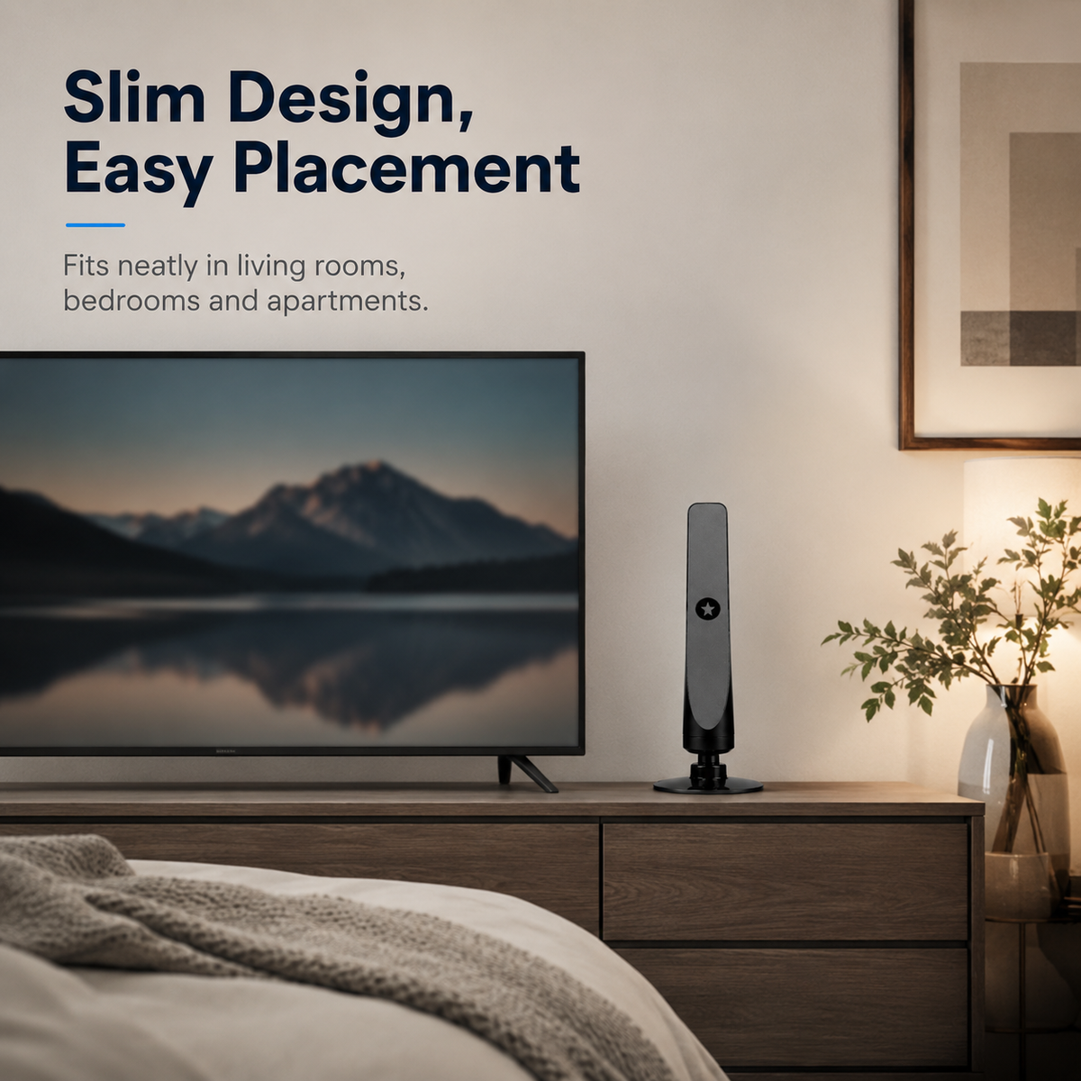 FREQORA - Indoor HD TV Antenna for Free Local Channels