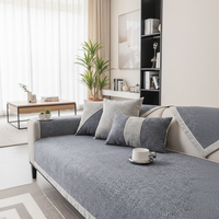 NATURWEFT – Non-slip cotton-linen sofa cover for all seasons