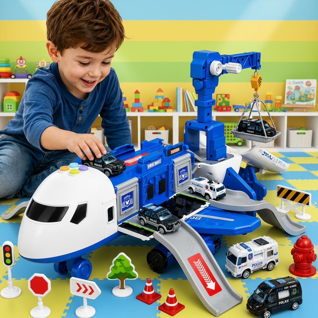 SKYMISSION - Adventure Airplane Playset for Creative Role Play and Imaginative Exploration