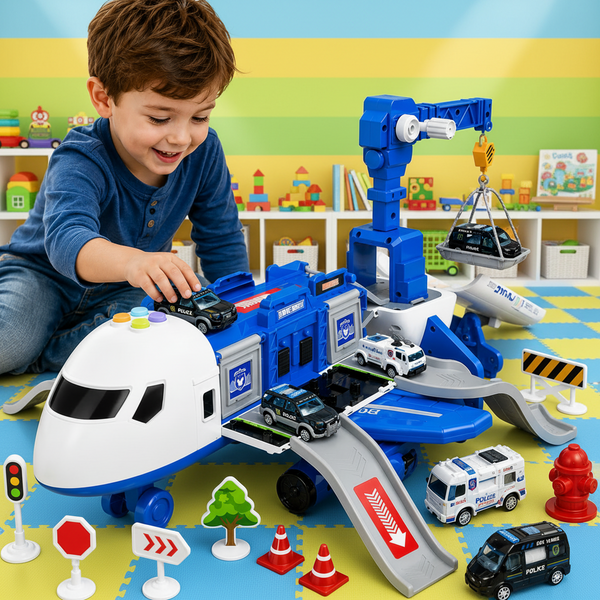 SKYMISSION - Adventure Airplane Playset for Creative Role Play and Imaginative Exploration