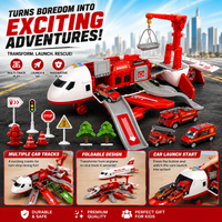 SKYMISSION - Adventure Airplane Playset for Creative Role Play and Imaginative Exploration
