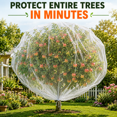 CROPSHIELD - Drawstring Mesh Bags That Shield Growing Fruit