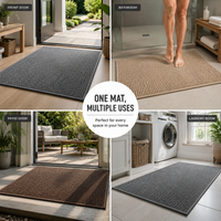 DRYZONE - Highly Absorbent Doormat for Clean and Dry Indoor & Outdoor Entrances