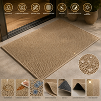 DRYZONE - Highly Absorbent Doormat for Clean and Dry Indoor & Outdoor Entrances